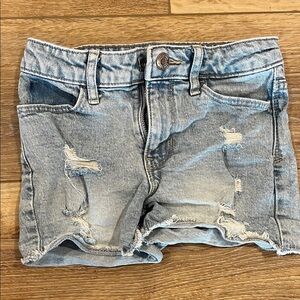 GAP Light Blue Distressed Kids Shorts